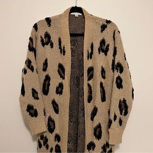 knox rose leopard print sweater